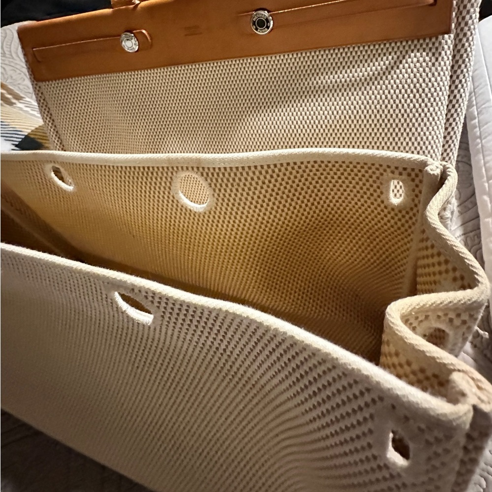 SOLD - Authentic Hermes Herbag Cabas - Picture 3 of 7